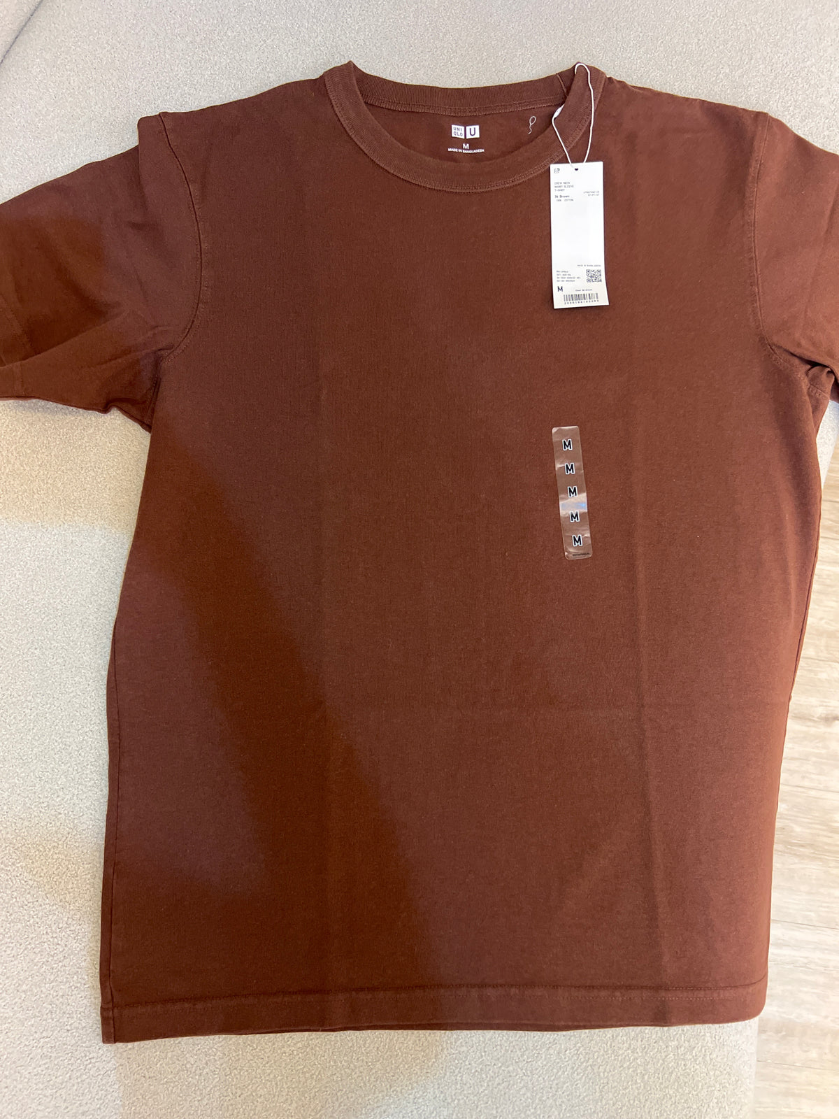 Uniqlo U crew neck T-shirt, a signature item from the brand's Parisian R&D center collection