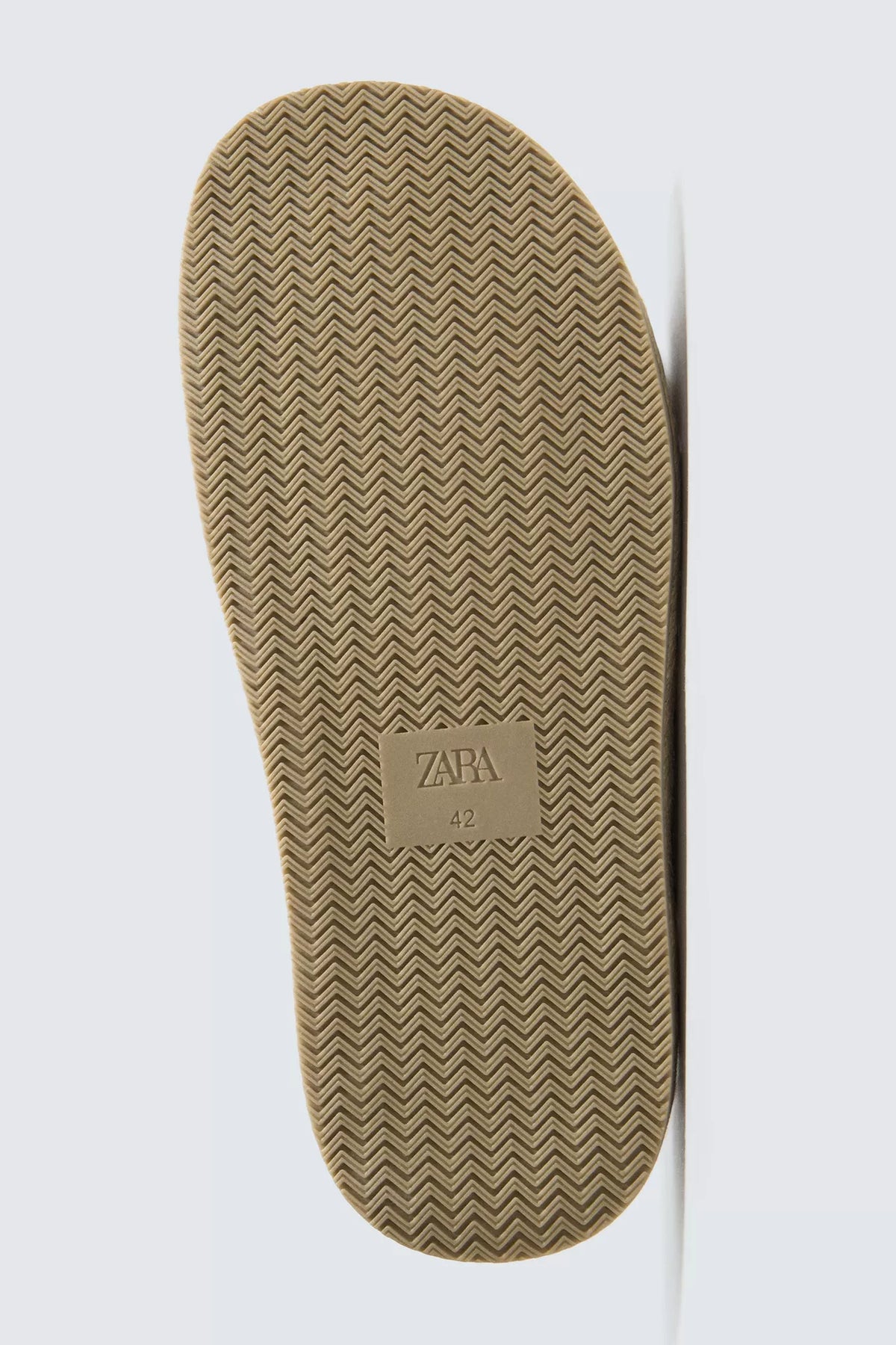 Zara DOUBLE STRAP LEATHER SANDALS