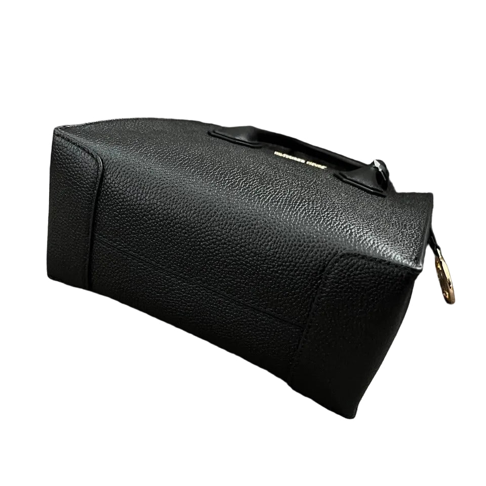 Michael Kors Mercer medium pebbled leather crossbody bag in black