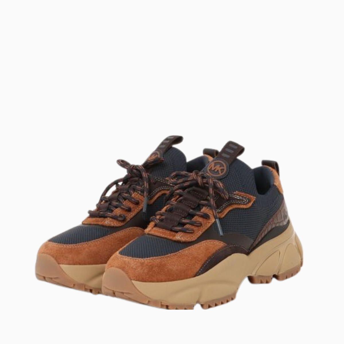 Michael Kors Darius Suede and Mesh Hiker Boot