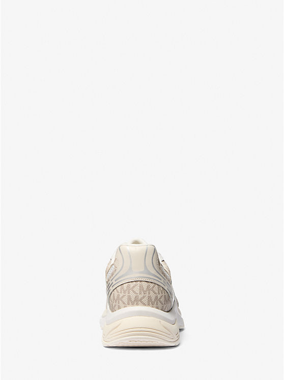 Michael Kors Mens Leo Mixed-Media Trainer