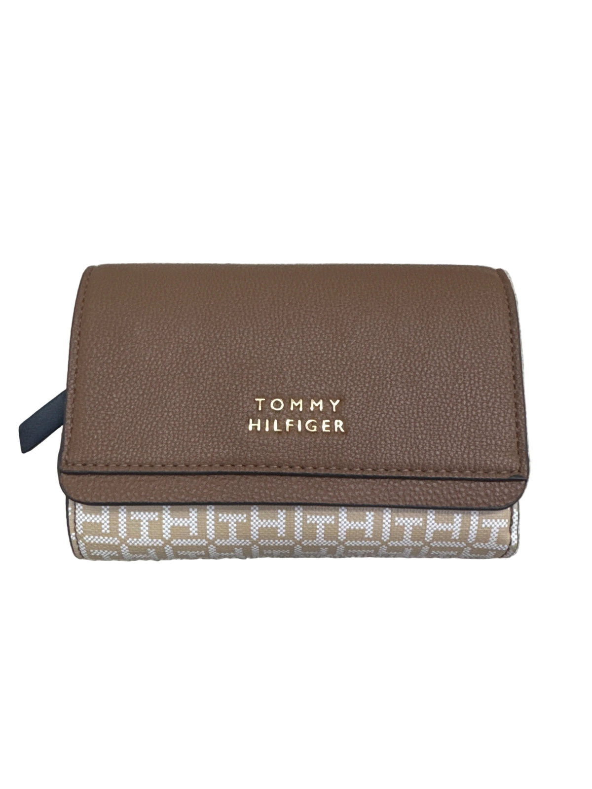 Tommy Hilfiger monogram logo trifold wallet