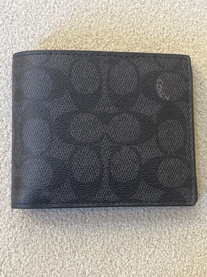 Coach Men's ID Billfold Wallet in Signature Canvas