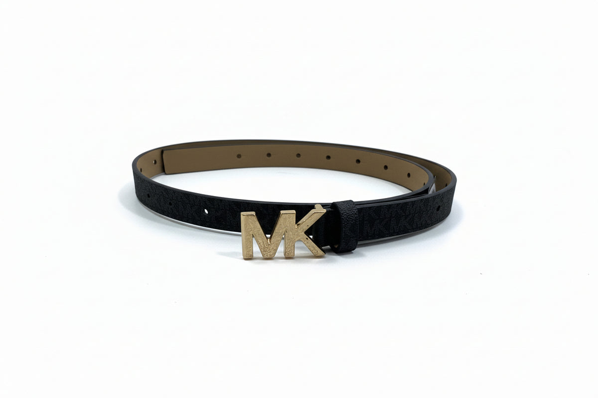 Michael Kors women's reversible logo leather belt