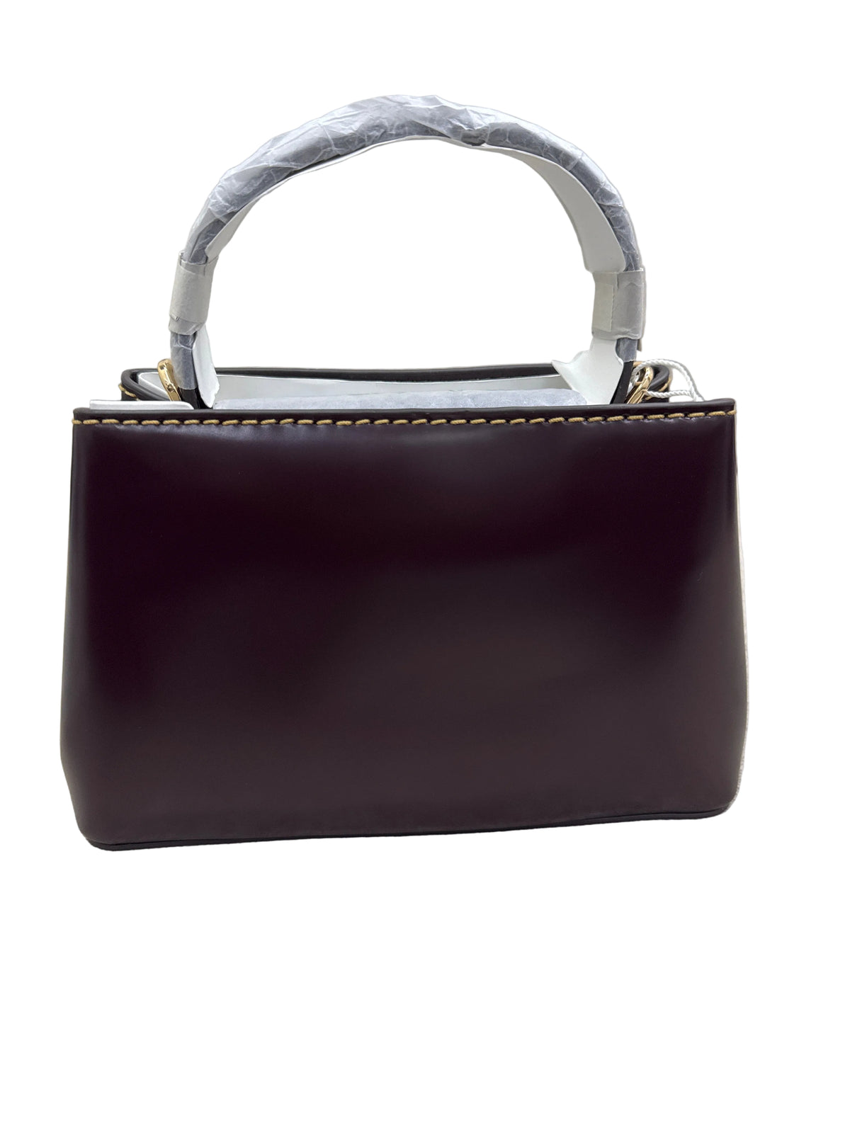 Tory Burch Britten Mini Satchel with the style code 162831 and color Tempranillo