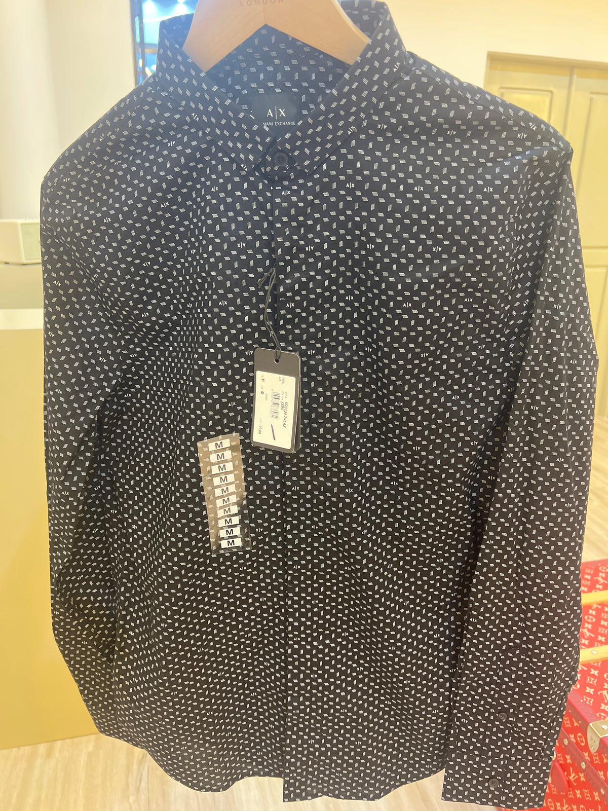 Armani Exchange Dotted Casual Shirt