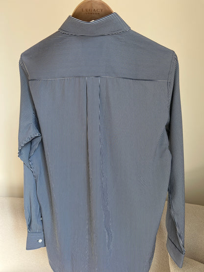 Scotch & Soda stretch shirt with a pinstripe design and a slim fit