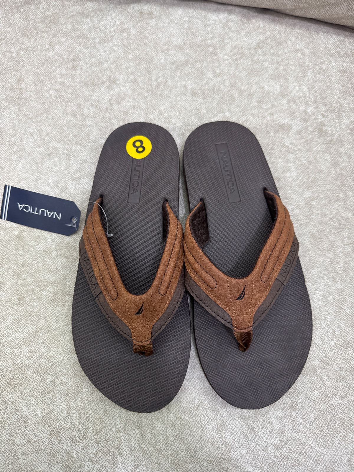 Pair of Nautica Men's Tayrona T-Strap Sandals