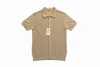 LCY Diamond Weave Heritage Polo - Buttoned Edition