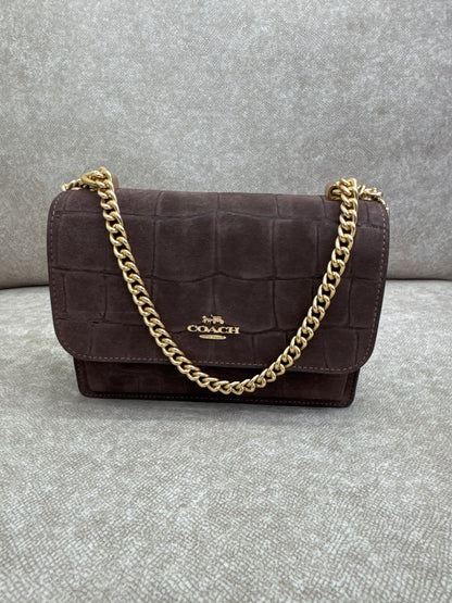 brown Coach Mini Klare Crossbody bag