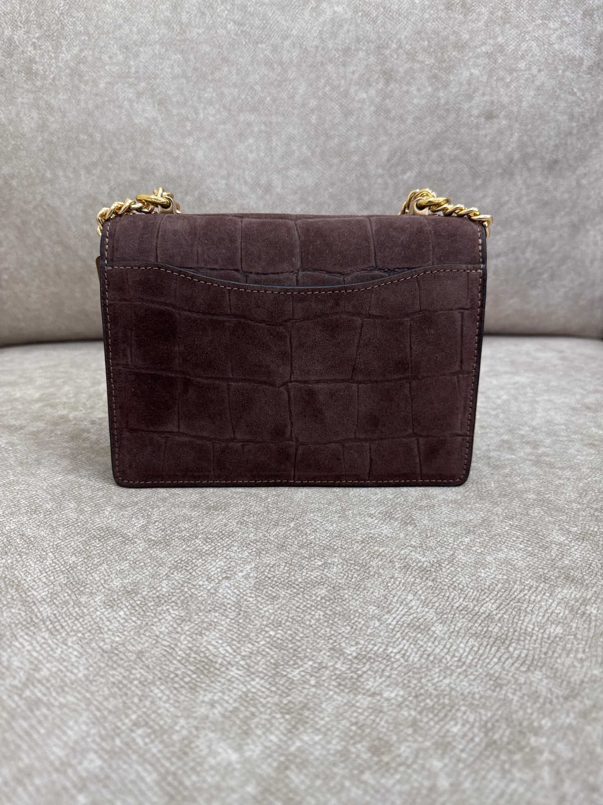 brown Coach Mini Klare Crossbody bag