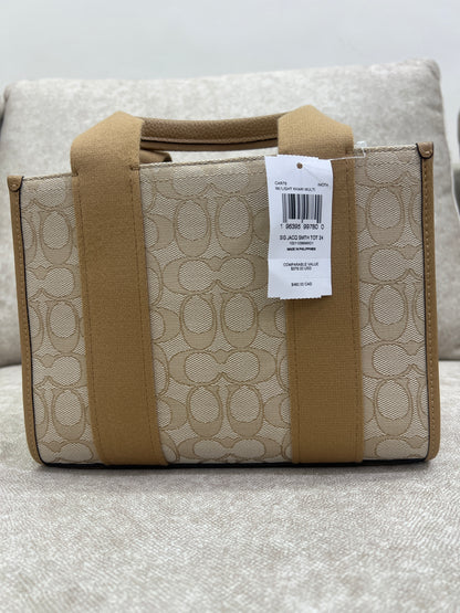 Coach Smith Tote Bag in signature jacquard with a detachable strap
