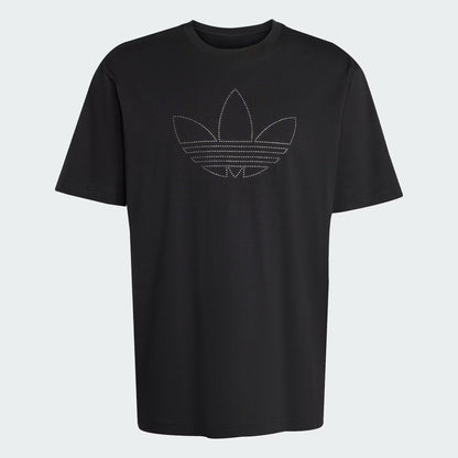 Adidas Originals Studded Tee in black cotton
