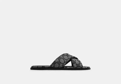 Coach Link Criss Cross Slides