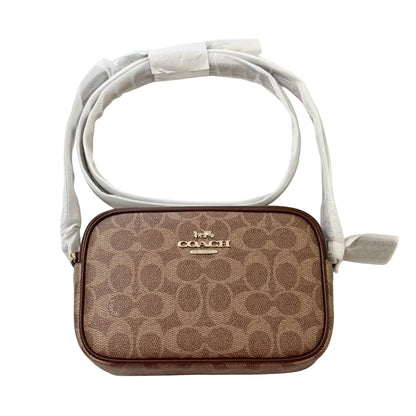 Coach Mini Jamie Camera Bag in signature coated canvas