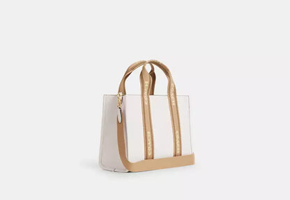 Coach Smith Tote Bag in refined pebble leather with a detachable strap