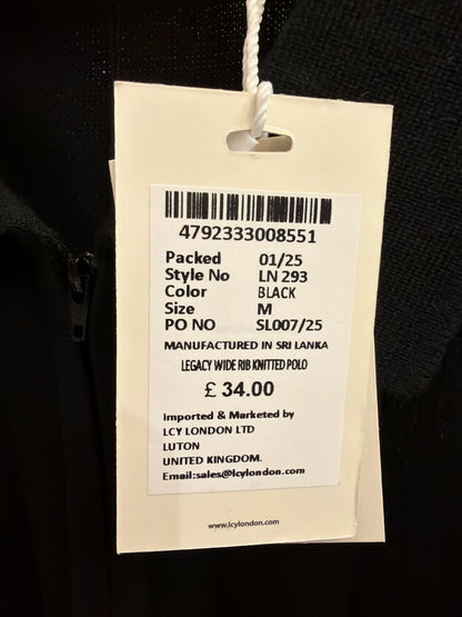 LCY Legacy Wide Rib Knitted Polo