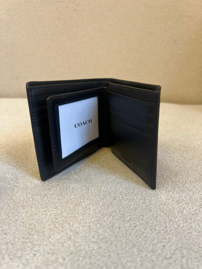 Coach 3-In-1 Wallet is crafted from signature embossed leather