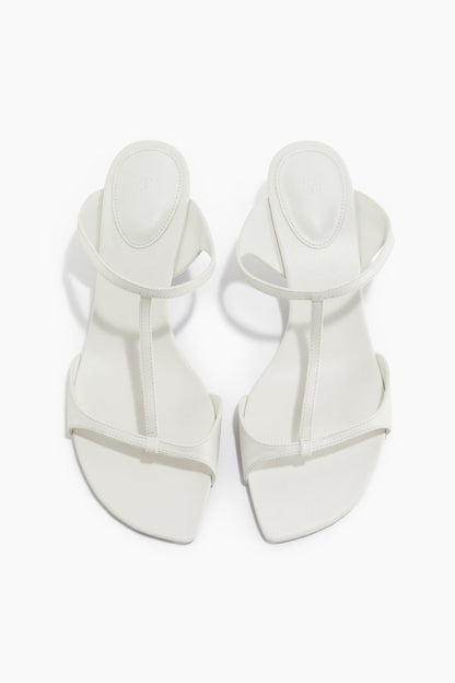 H&M heeled strappy sandals in white