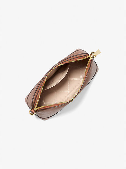 10 Large Saffiano Leather Dome Crossbody Bag