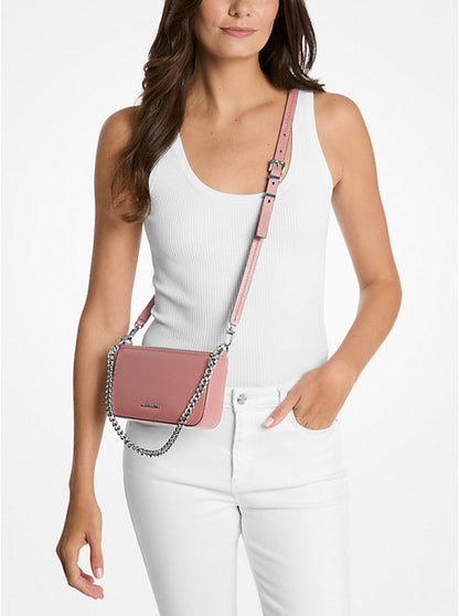 MICHAEL Michael Kors Bryant Small Pebbled Leather Convertible Pochette