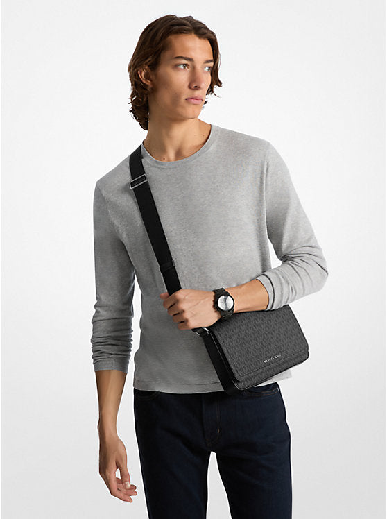 Michael Kors Cooper Mini Signature Logo Crossbody Bag With Pouch