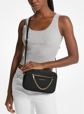Michael Kors Jet Set Saffiano leather crossbody bag