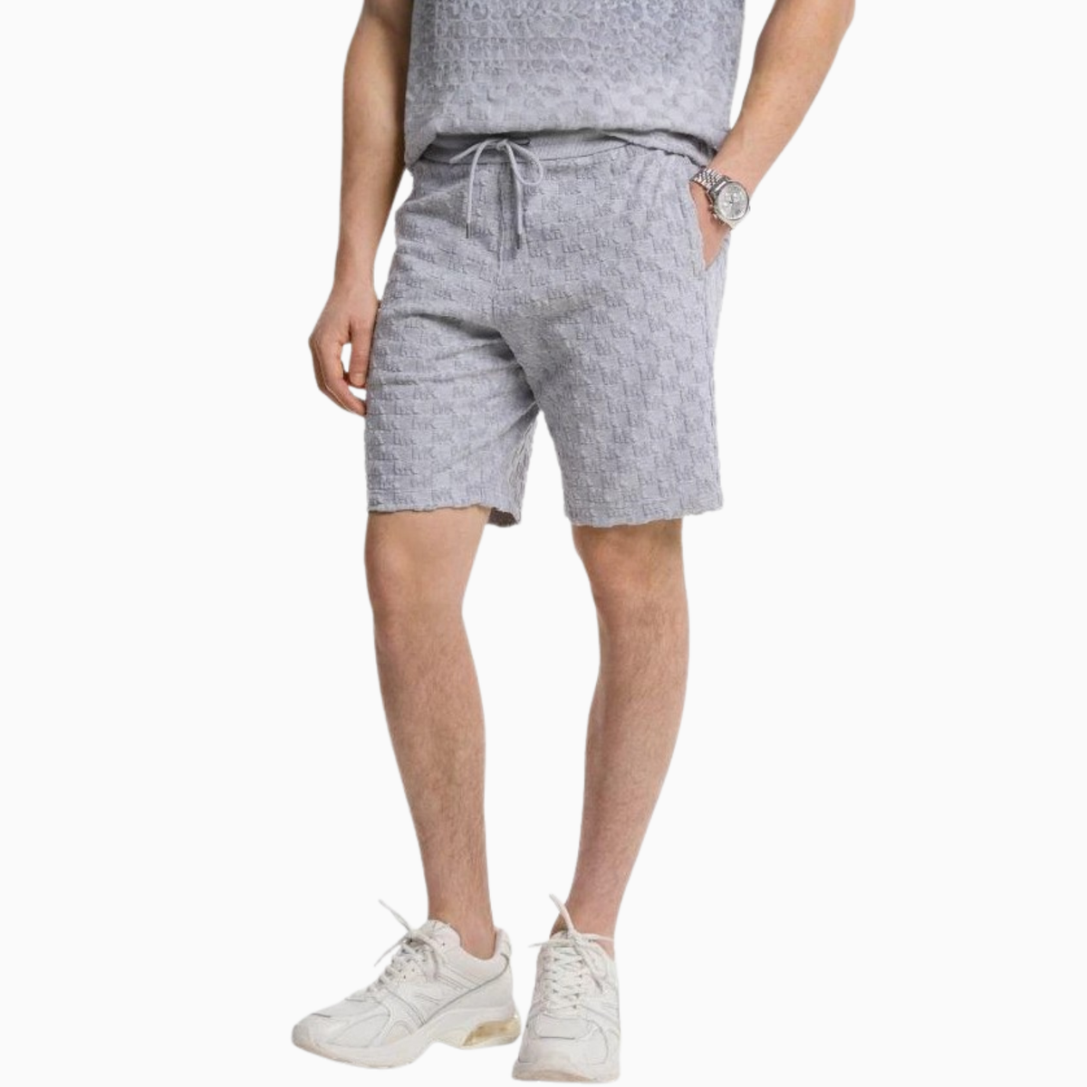 Michael Kors Men’s Logo Jacquard Terry Shorts S