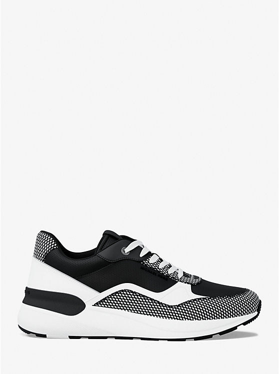 Michael Kors Mens Trevor Mixed-Media Trainer