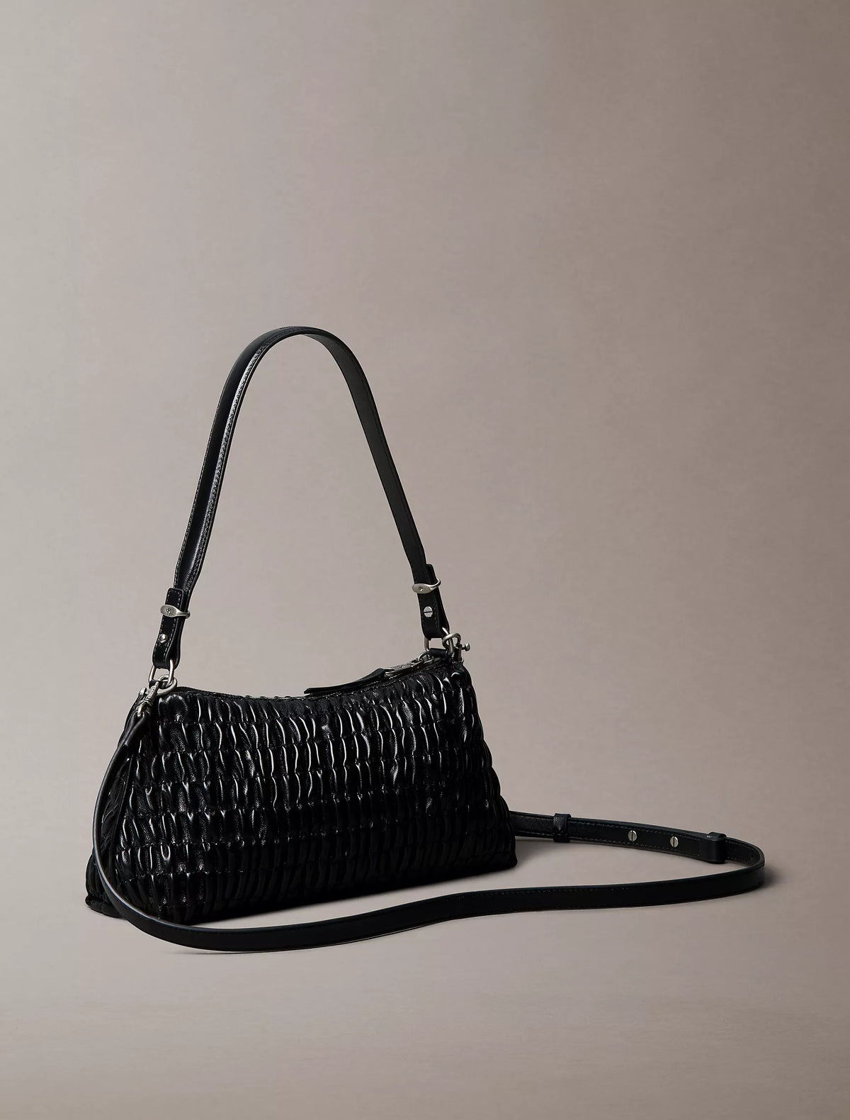 Ruched Shoulder Bag