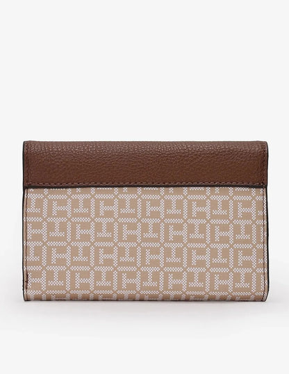 Tommy Hilfiger monogram logo trifold wallet
