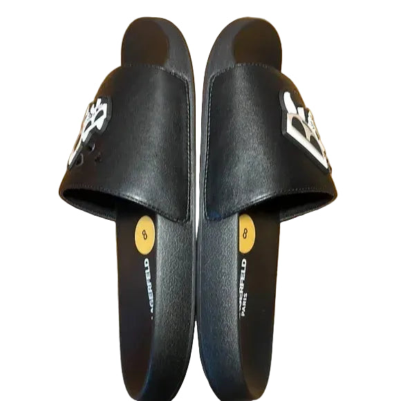 black Karl Lagerfeld Paris Icon slides