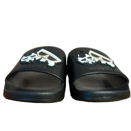 black Karl Lagerfeld Paris Icon slides