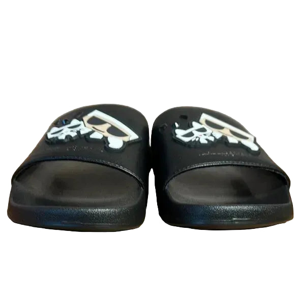 black Karl Lagerfeld Paris Icon slides