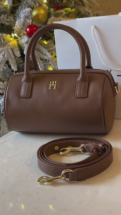 Tommy Hilfiger TH monogram barrel bag